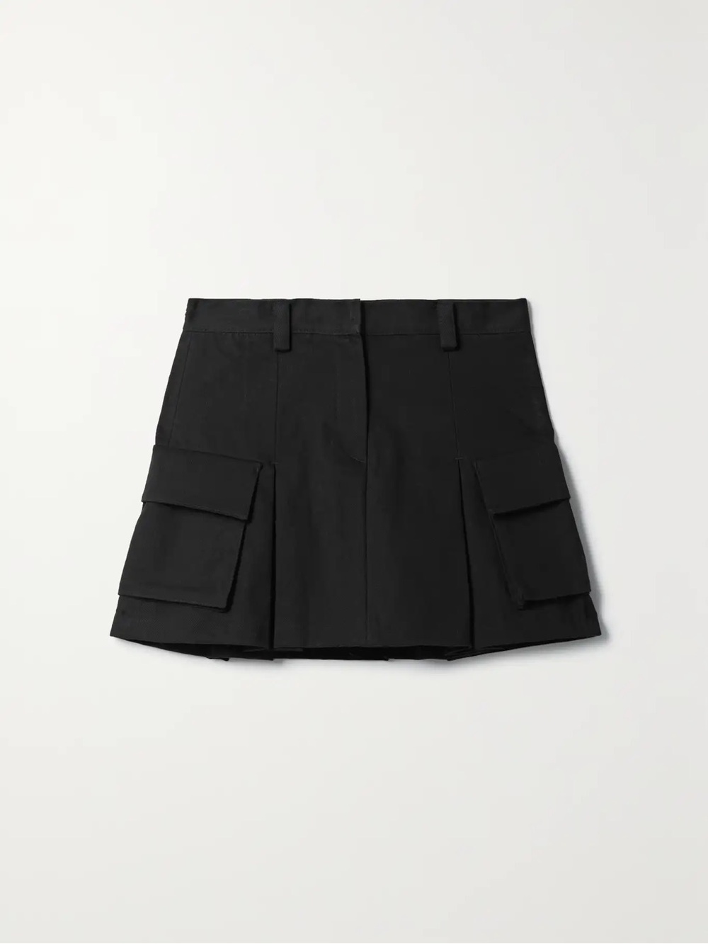 The Frankie Shop Audrey Black Cargo Pocket Mini Skirt